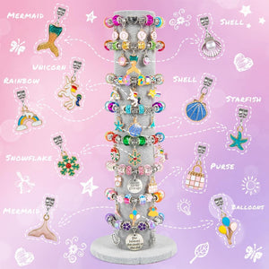 Jewelry Bracelet Making Kit for DIY Beads Charms Set Teen Gifts