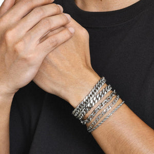 Stainless Steel Chain Bracelet for Men Women