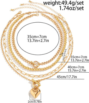 Chunky Necklace for Women Layered Necklaces for Women