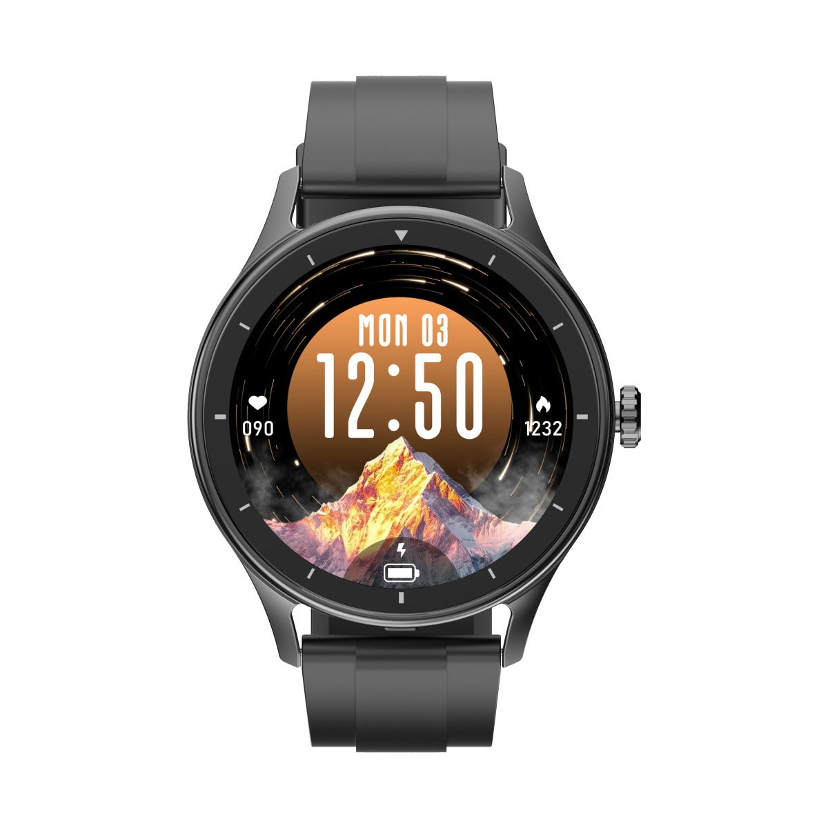 Stainless Steel Polished Dual-Strap Bluetooth Call Sports Watch