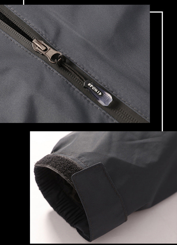 Outdoor Sports Mountaineering Clothing Loose Large Size Single Layer Jacket