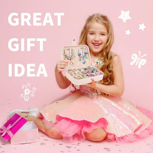 Jewelry Bracelet Making Kit for DIY Beads Charms Set Teen Gifts