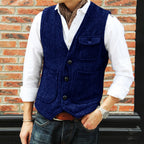 Herringbone Men's Suit Vest Vest
