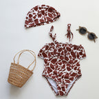 Children's High Elastic Sun Protection Quick-drying One Piece Swimsuit