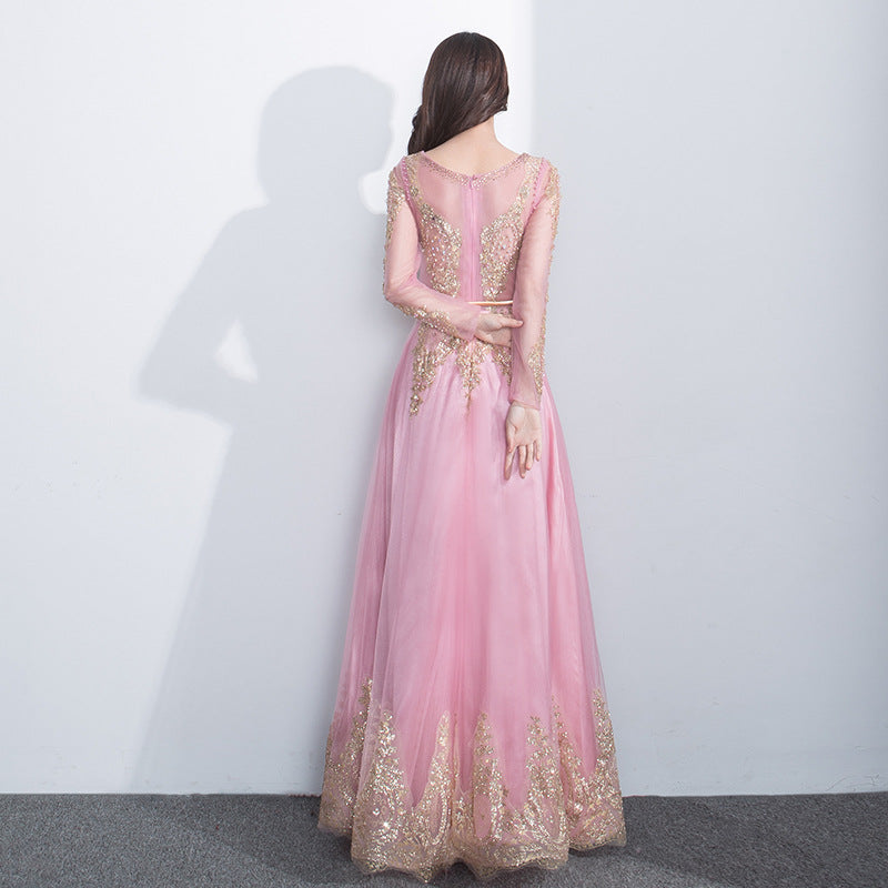 Dance Performance Costume Evening Dress Choir Host Dress Length