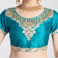 Indian Ethnic Style Women's Dance Costume Slim Fit Short Top