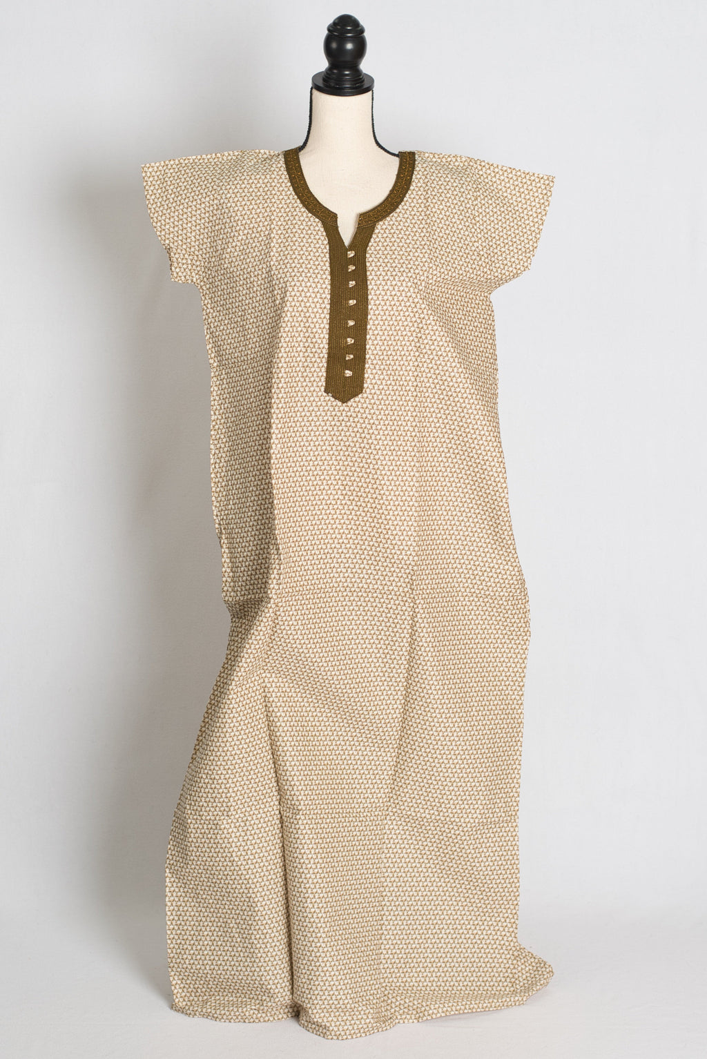 Printed Brown Pure Cotton Nightwear in Regular Size — Style C (Sep)