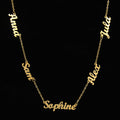 Personalized DIY Necklace With Name And Lock Steel Collar Chain
