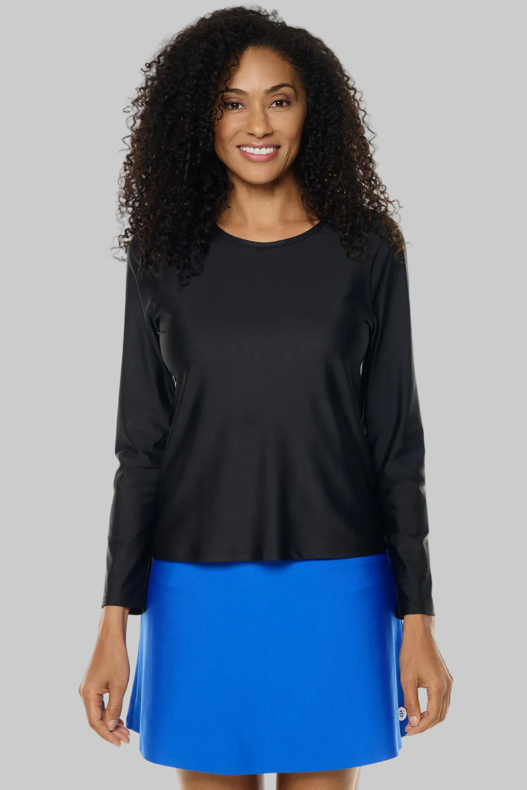 Palmeto | Women's Long Sleeve Swim Shirt | Black