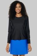 Palmeto | Women's Long Sleeve Swim Shirt | Black