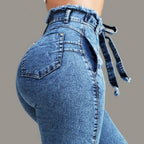Fringed jeans