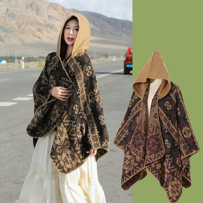Dali Tourism Ethnic Style Shawl Northwest Thickened Warm Scarf