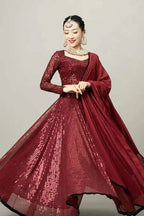 Iman Exotic Indian Dance Dress Ethnic Style Female Dance Dress Performance Photography Sari Top Large Swing Skirt Set