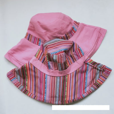 Sun Hat Women's big eaves summer Korean versatile hat fisherman's hat Japanese face covering sun hat foldable sun hat