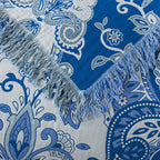 Floral Tassel Soft Lightweight Sofa Throw Blanket