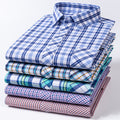 Plus-size Casual Plaid Shirt For Spring And Summer