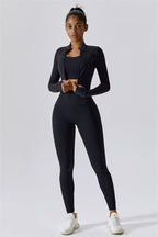 The Eloise Jacket Sports Bra Leggings 3-Piece Set