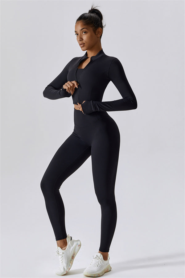 The Eloise Jacket Sports Bra Leggings 3-Piece Set