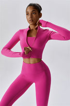 The Eloise Jacket Sports Bra Leggings 3-Piece Set