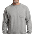 Men's 3-Pocket Fleece Sweatshirt with Raglan Seams