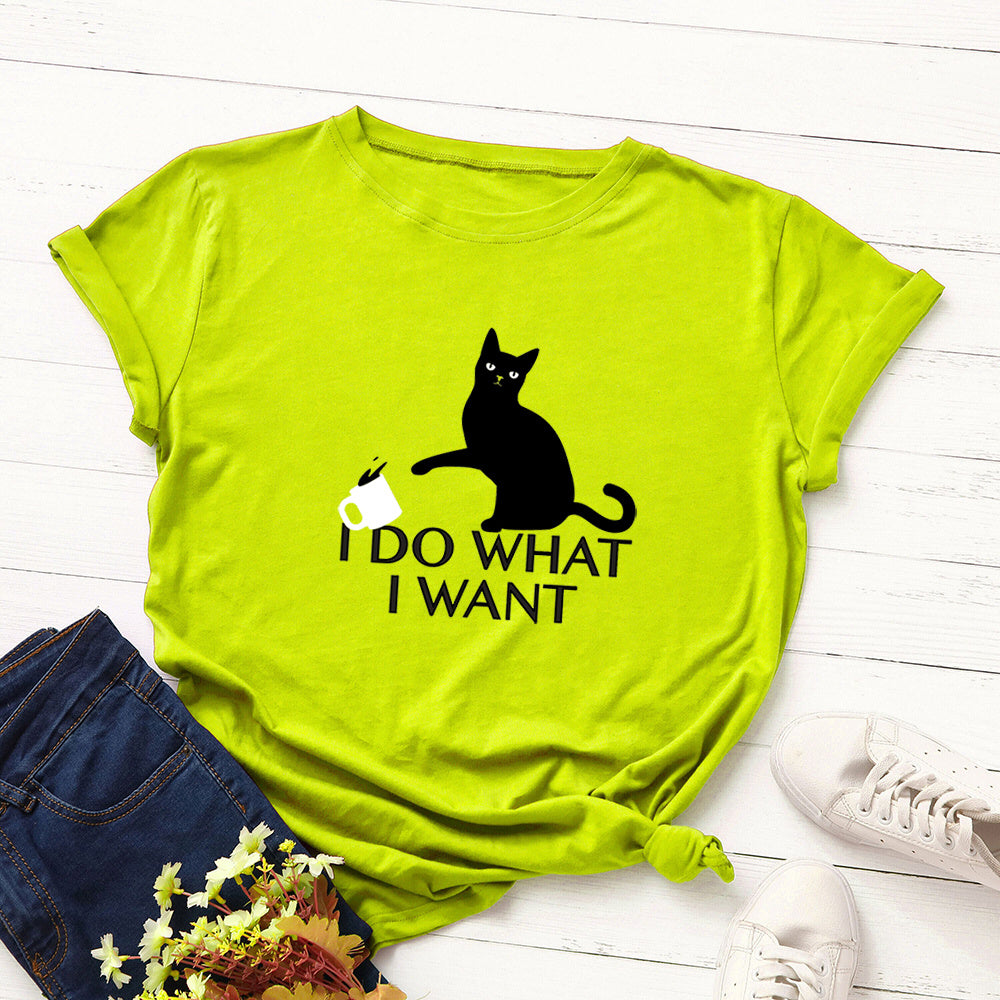 Cotton print T-shirt