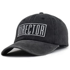 2pcs Director Filmmaker Hats For Women Men, Adjustable Embroidered Wash Cotton Baseball Cap