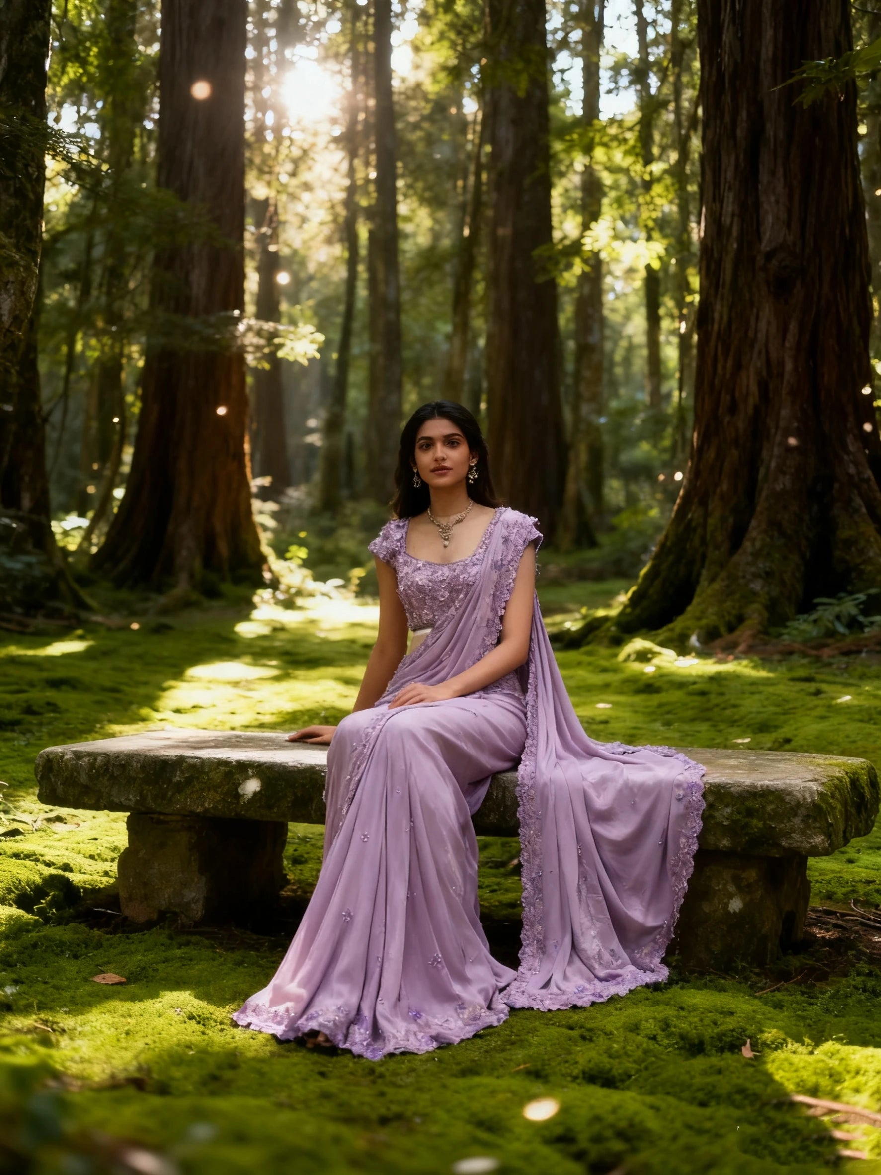Luxury Middle Eastern Evening Dresses Purple Indian Saree 3D Flower Embroidery Exquisite Bridal Customised Vestido de festas