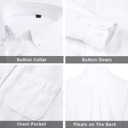 Men's Long-Sleeve Casual Oxford Shirt
