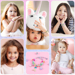 Jewelry Bracelet Making Kit for DIY Beads Charms Set Teen Gifts