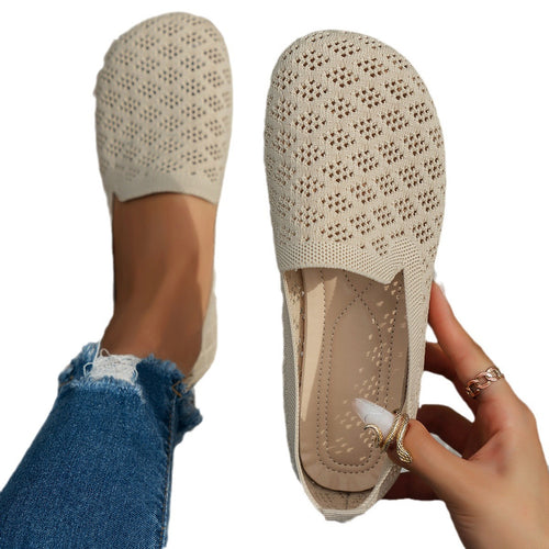 Breathable Flat Soft-soled Plus-size Slip-on Casual Loafers