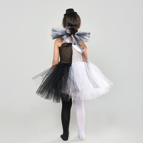Halloween Soul Clown Girls' Dress Suit