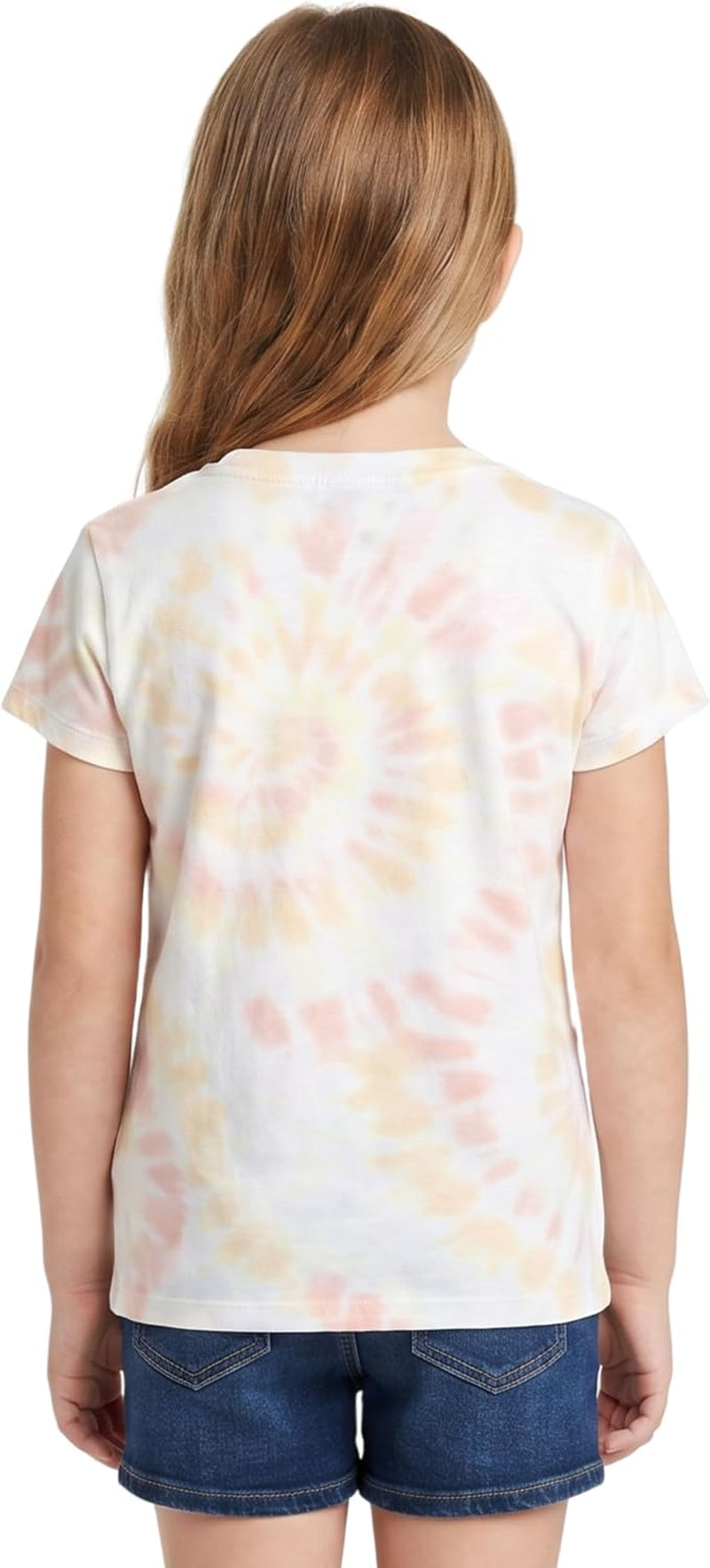 Girls Pokemon Tie-Dye Graphic T-Shirt, Character Tee for Kids Sizes 4-16