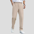Mens Stylish Versatile Casual Straight-leg Trousers