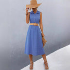 European And American Women's Clothing Button Shirt Dress