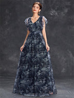 Ruffled Swing Graduation Season Dance Dress
