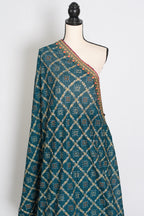 Gini | Greenish Blue Gharchola Saree| Budget-Friendly Lightweight Festive Wear