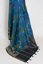 Mumtaz | Blue Dola Silk Banarasi Saree | Contemporary Luxury
