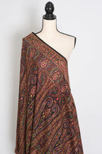 Pritha | Black Georgette Saree | All-Over Intricate Kashmiri Embroidery Jaal