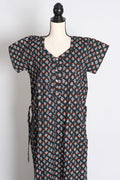 Printed Black Pure Cotton Nightwear in Regular Size — Style A (Sep)