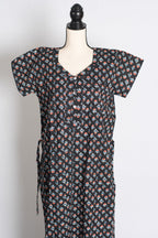 Printed Black Pure Cotton Nightwear in Regular Size — Style A (Sep)