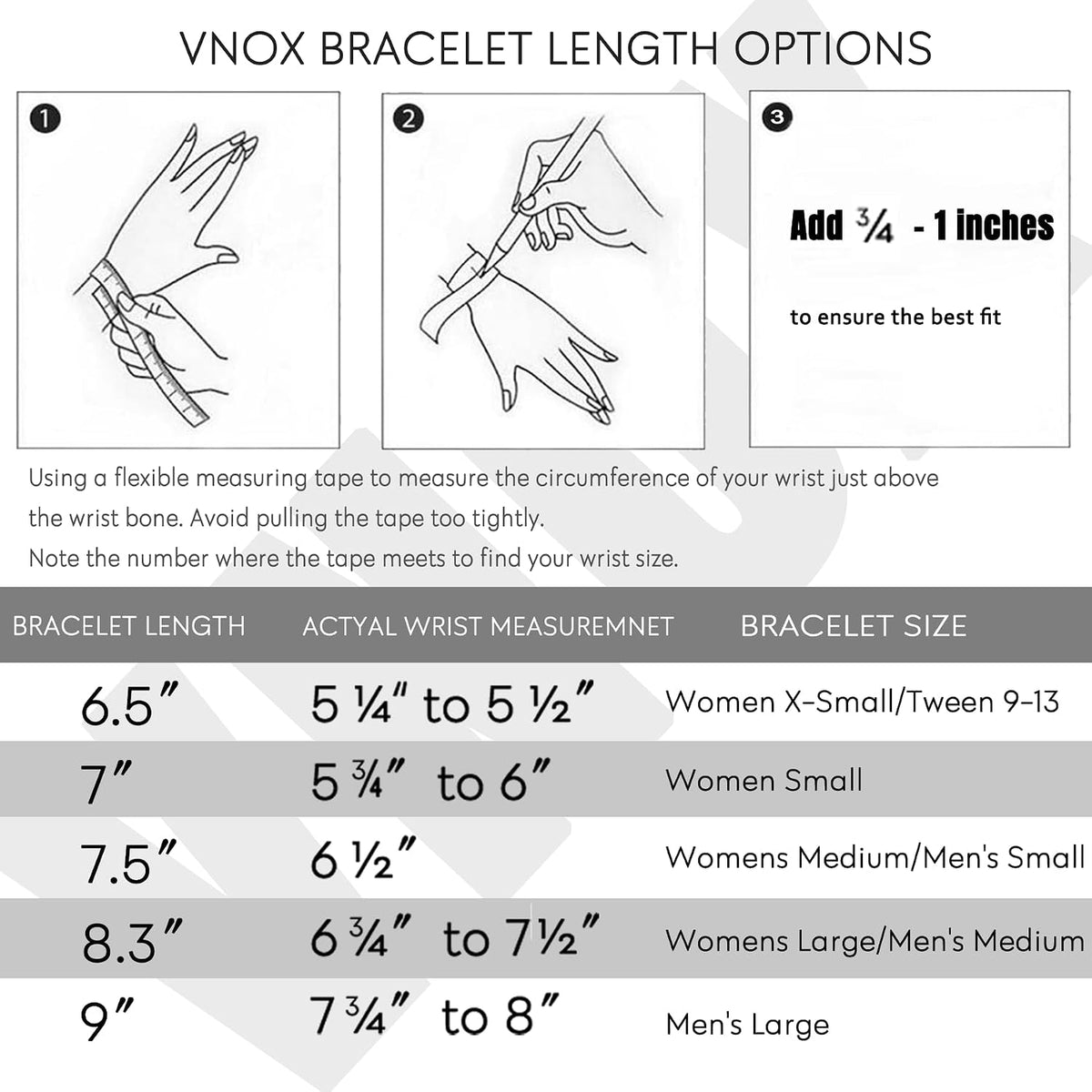 Stainless Steel Chain Bracelet for Men Women
