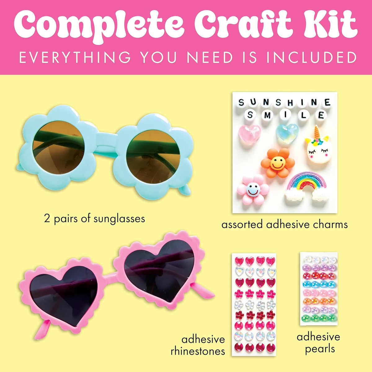Chic Boutique Sunnies: DIY Crafts for Girls, Kids Activities & Toys for Girls, Birthday & Summer Activities (Ages 6+)