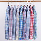 Plus-size Casual Plaid Shirt For Spring And Summer