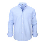 Men's Long-Sleeve Casual Oxford Shirt