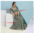 Indian Clothing Lengha Women's New Dance Ethnic Style Scarf Traditional Clothing