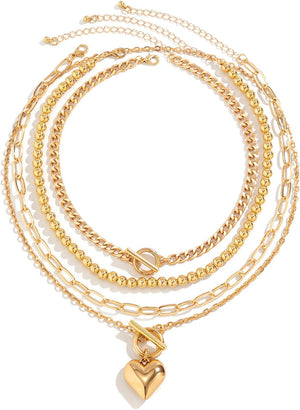 Chunky Necklace for Women Layered Necklaces for Women