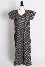 Printed Black Pure Cotton Nightwear in Regular Size — Style A (Sep)
