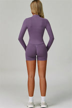 The Empower Jacket Sports Bra Shorts 3-Piece Set
