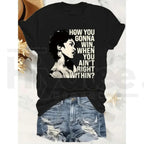 "How You Gonna Win" Inspirational Women's T-Shirt – Lauryn Hill Quote Summer Top