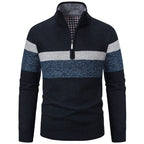 Stand-collar Warm Knitted Sweater Pullover
